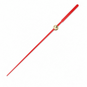 Aiguille Horloge Fine et Rouge en Aluminium
