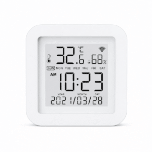 Horloge murale digitale à thermomètre