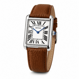 Montre Femme Rectangulaire à Quartz Marron - Simplicité et Élégance