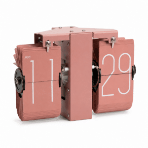 Horloge Murale Rétro colorée à étiquettes défilantes