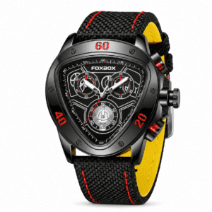 Montre Chronographe avec Cadran Triangulaire pour Homme